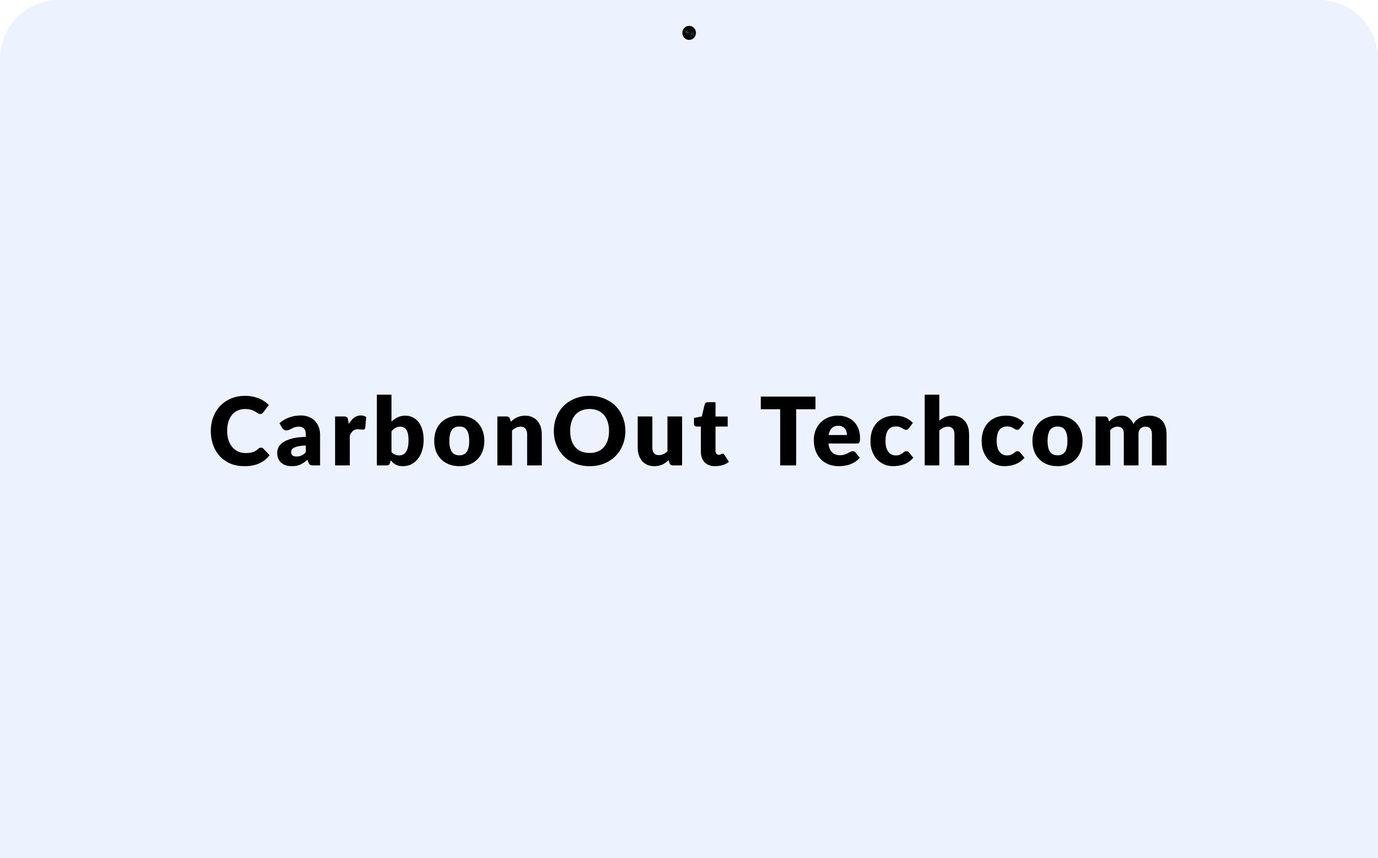 CarbonOut Techcom